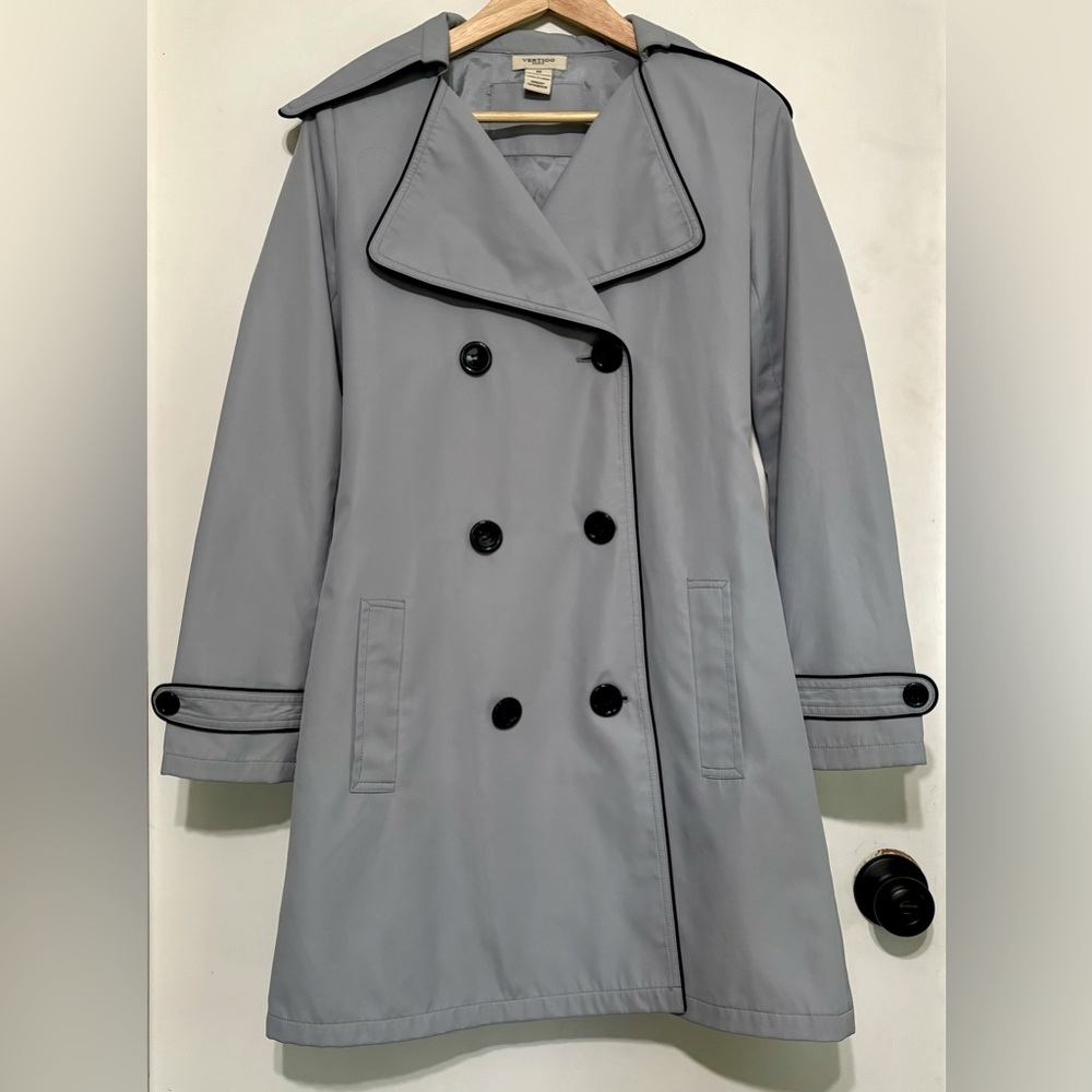 Vertigo Paris lightweight short trench coat Size XS